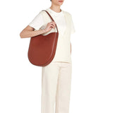 IL BISONTE Hobo In Leather Color Red Ruggine