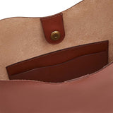 IL BISONTE Hobo In Leather Color Red Ruggine