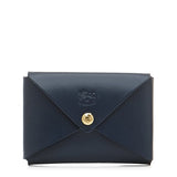 Il Bisonte Card Case Classic in Blu Oltremare