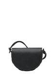 IL BISONTE Snodo Flap Leather Crossbody Bag