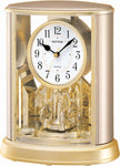 Gold Rotating Pendulum Table Clock RHYTHM 4SG724WR18