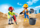 Playmobil DuoPack Construction Workers 70272
