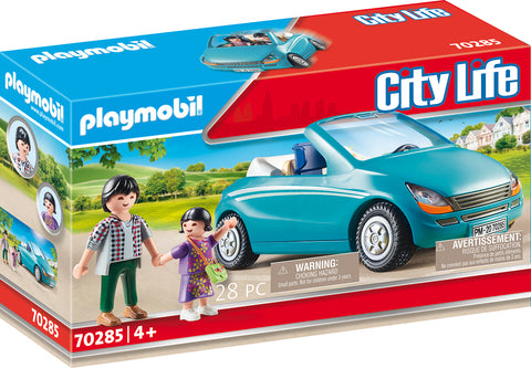Playmobil Family with Car 70285