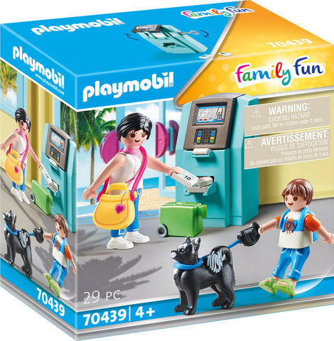 Playmobil Tourists with ATM 70439