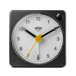 Braun Classic Travel Analogue Alarm Clock BC02XBW