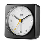 Braun Classic Analogue Alarm Clock BC03BW