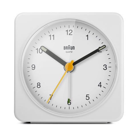 Braun Classic Analogue Alarm Clock BC03W