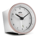 Braun Classic Radio Controlled Analogue Alarm Clock BC07PW-DCF