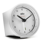 Braun Classic Radio Controlled Analogue Alarm Clock BC07W-DCF