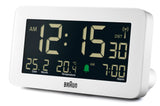 Braun Digital Radio Controlled Projection Alarm Clock BC10W-DCF