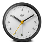 Braun Classic Analogue Alarm Clock BC12BW