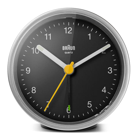 Braun Classic Analogue Alarm Clock BC12SB