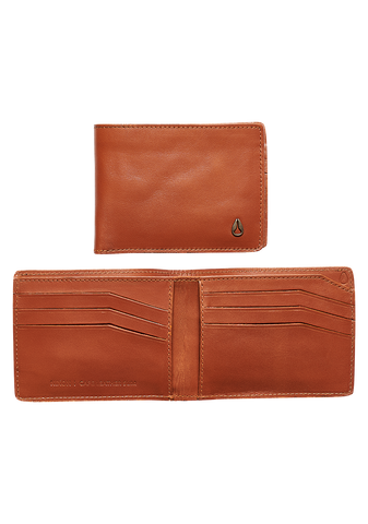 Nixon Cape Leather Slim Wallet Saddle C2966747-00
