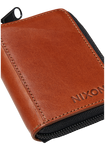 Nixon Orbit Zip Card Leather Wallet Saddle C3060747-00