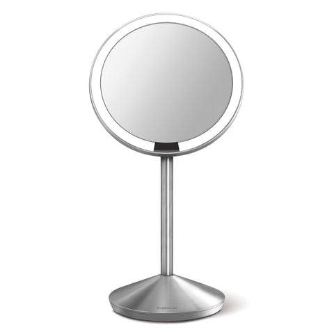 Sensor mirror mini, brushed stainless steel