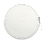 Sensor mirror compact zip case, white