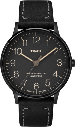 Timex Waterbury Classic 40mm Leather Strap Watch TW2P95900