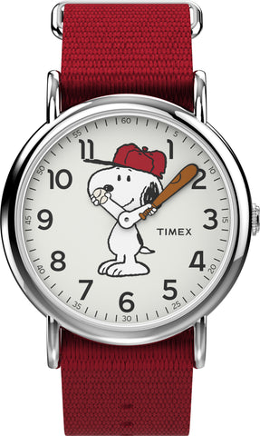 Timex x Peanuts - Snoopy 38mm Fabric Strap Watch TW2R41400