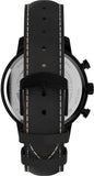 Timex Chicago Chronograph 45mm Leather Strap Watch TW2U39200