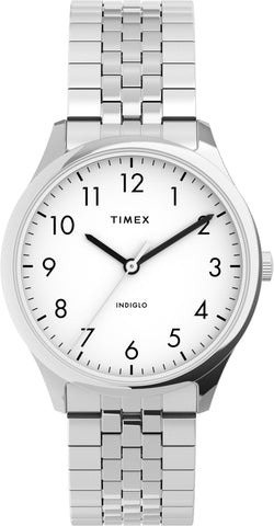 Timex Easy Reader® 32mm Stainless Steel Expansion Band Watch TW2U40300