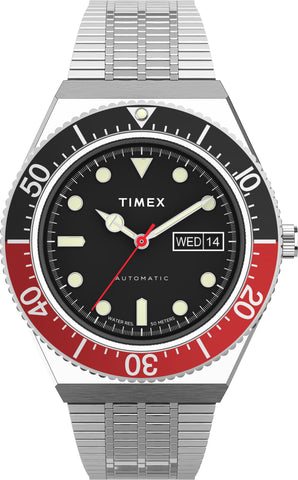Timex M79 Automatic 40mm Stainless Steel Bracelet Watch TW2U83400