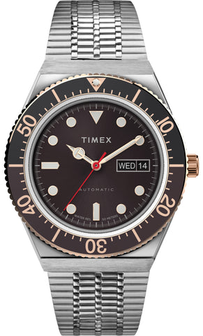 Timex M79 Automatic 40mm Stainless Steel Bracelet Watch TW2U96900