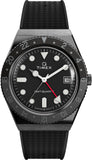 Q Timex GMT 38mm Synthetic Rubber Strap Watch TW2V38200