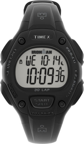 TIMEX® IRONMAN® Classic 30 Mid-Size 34mm Resin Strap Watch TW5M44900